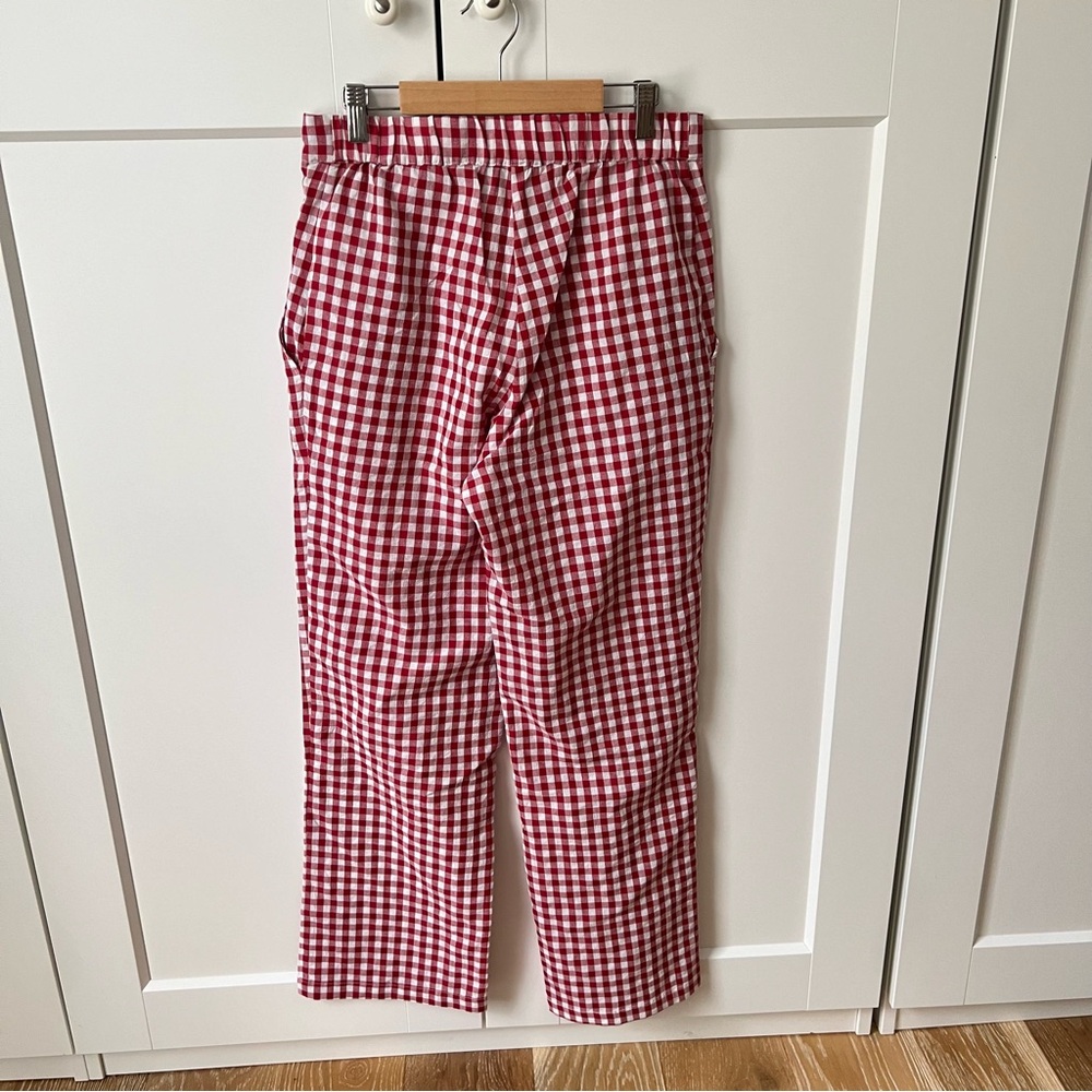 Sonderhaus Perfect Pants in Red and White Gingham in XS - Picture 9 of 12